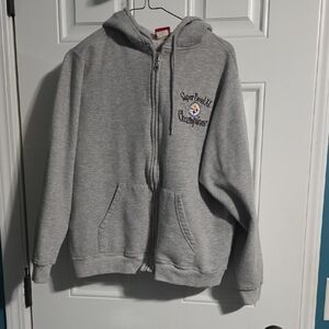 NFL Gray Kids Zip-Up Hoodie